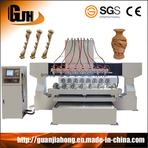 cnc engraving machine with multi-spindles|4 axis cnc carving machine.